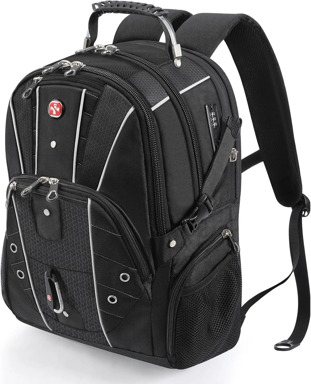17 Inch Laptop Backpack with USB-C Charging, Anti-Theft Lock, Large Capacity for Business Travel & Commute