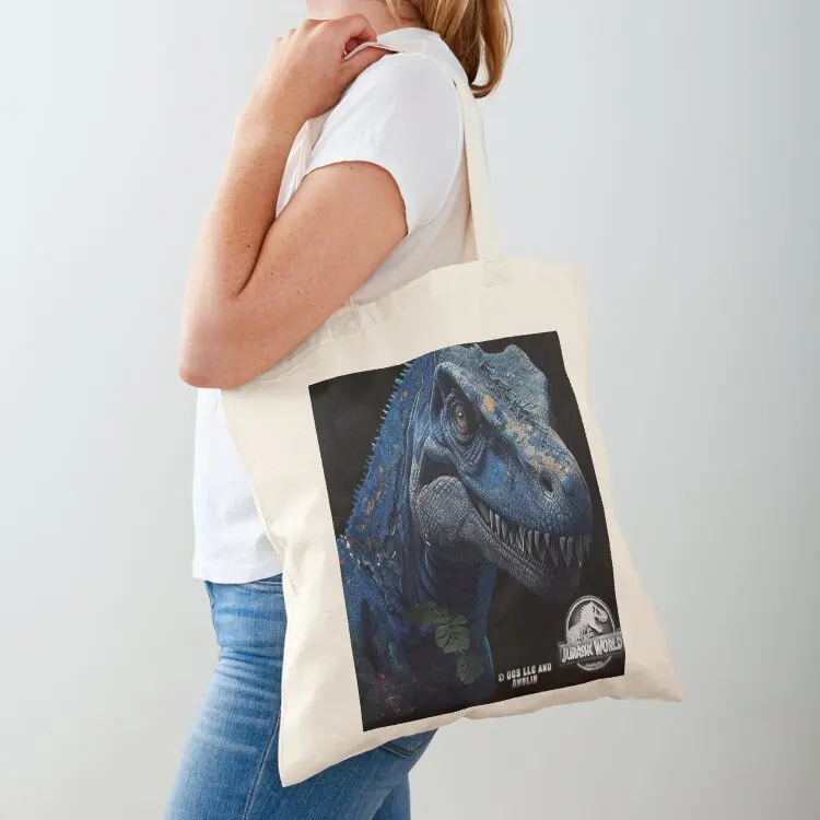

Jurassic World Blue The Raptor Tote Bag custom fabric bag Shopping bags Lady bag reusable grocery bags
