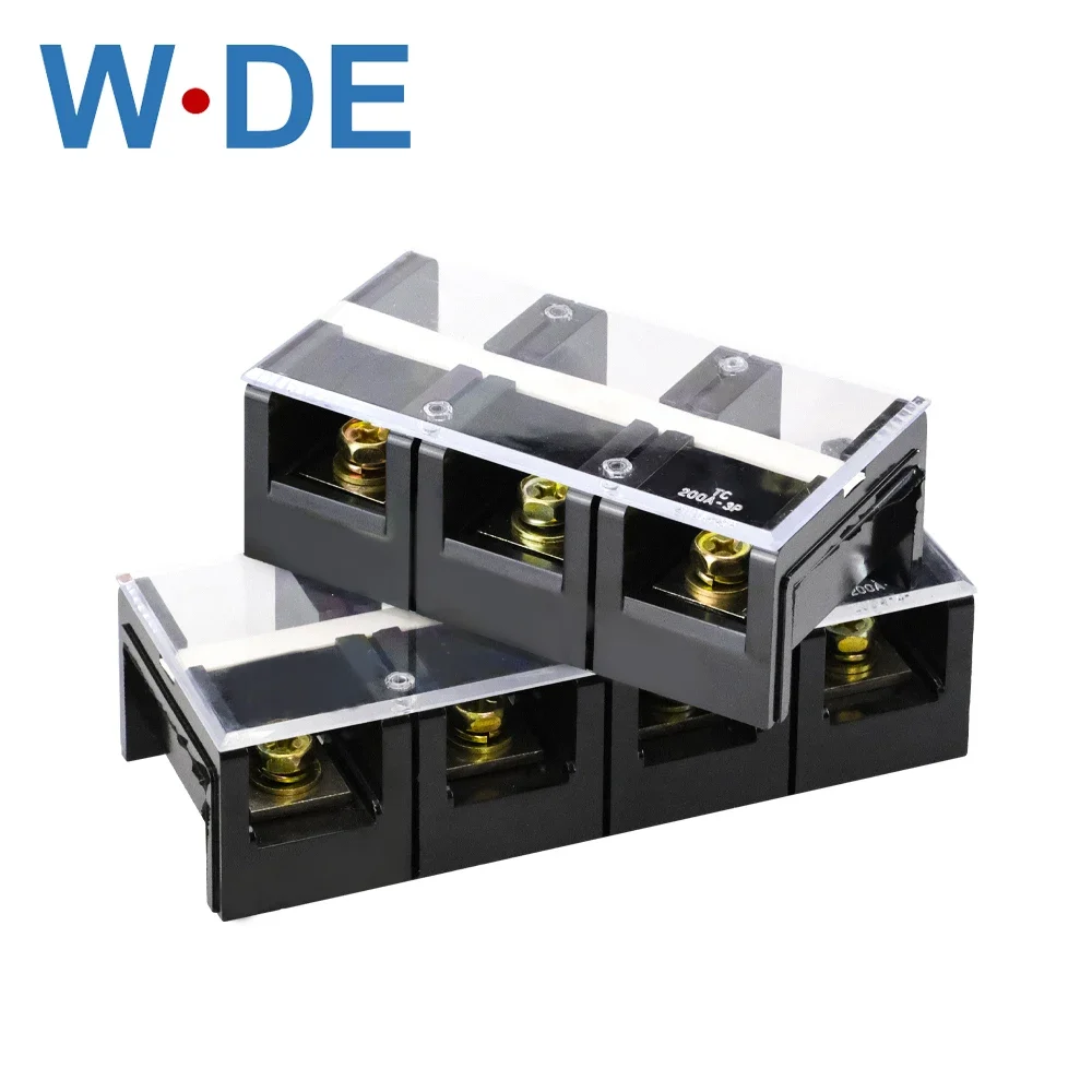 

1Piece TC High Current Barrier Screw Terminal Block TC200 Series Wire Connector 600V 200A 2003/4/ Positions Connector