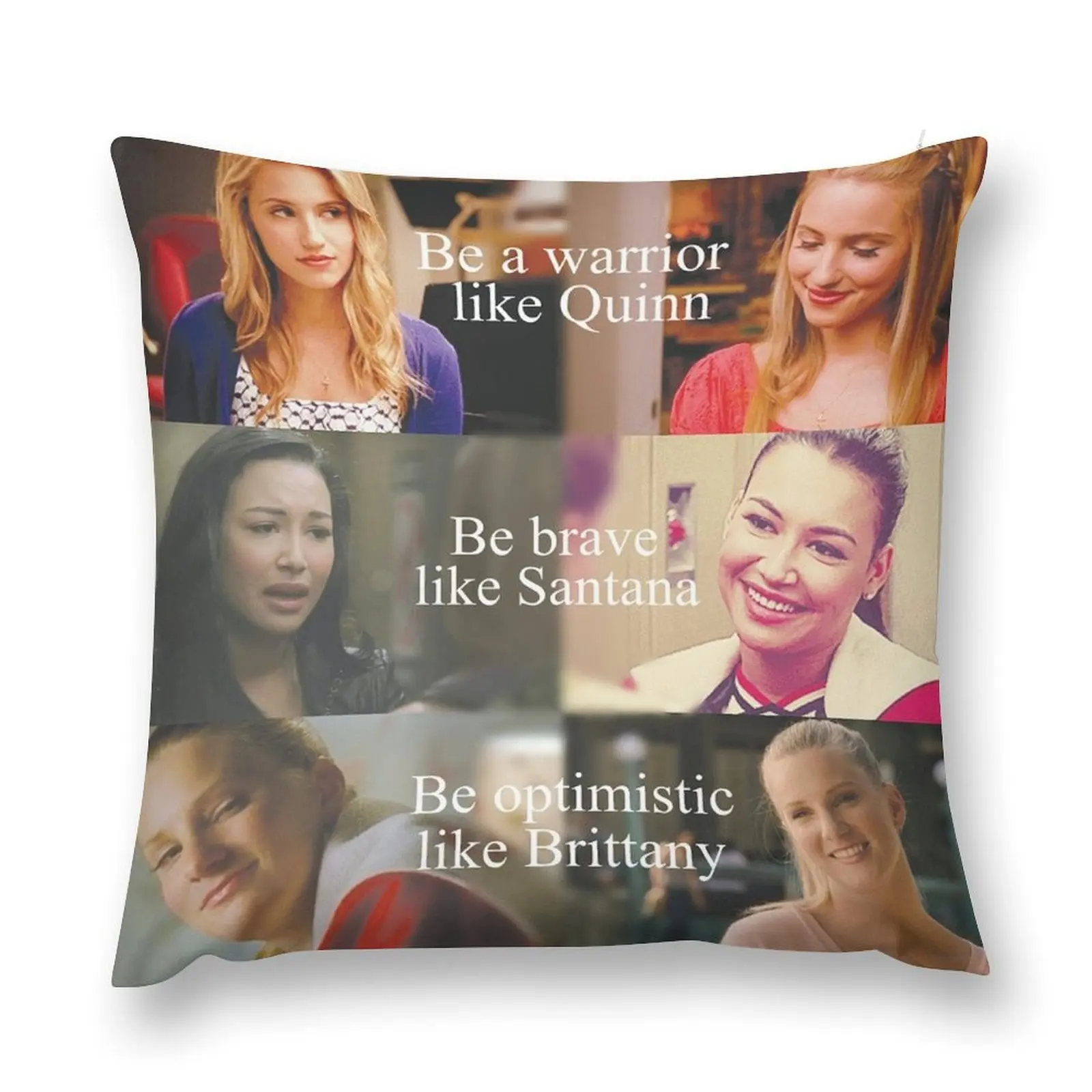 Glee The Unholy Trinity Throw Pillow Cushion Child Sofa Pillow Cover pillow