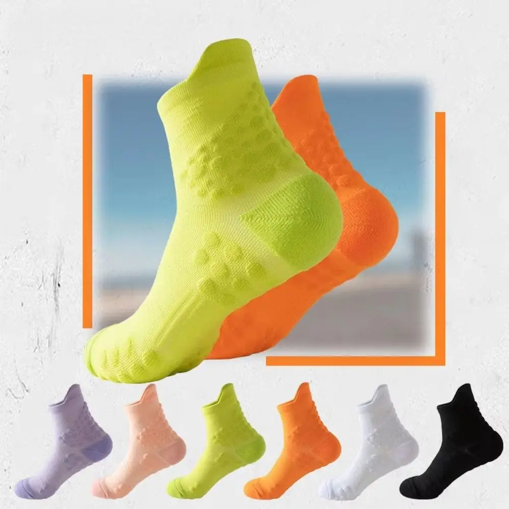 

Sweat-Absorbent Anti-Slip Sports Socks Comfortable Breathable Men's Badminton Socks Low Professional Towel Bottom Socks Unisex
