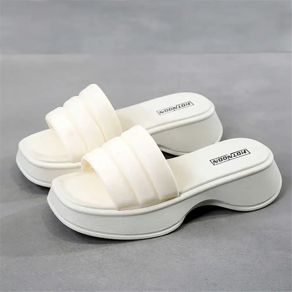 40-41 Number 41 Flip Flops Sandals Slippers Sandal Summer Woman Shoes White Women's Summer Sneakers Sport Popular Goods