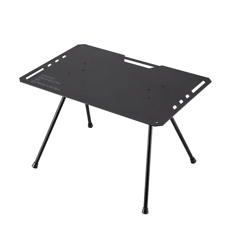 Camping Aluminum Alloy Table Lightweight Outdoor Tactical Table Folding Table With Light Bar Barbecue Picnic Table New