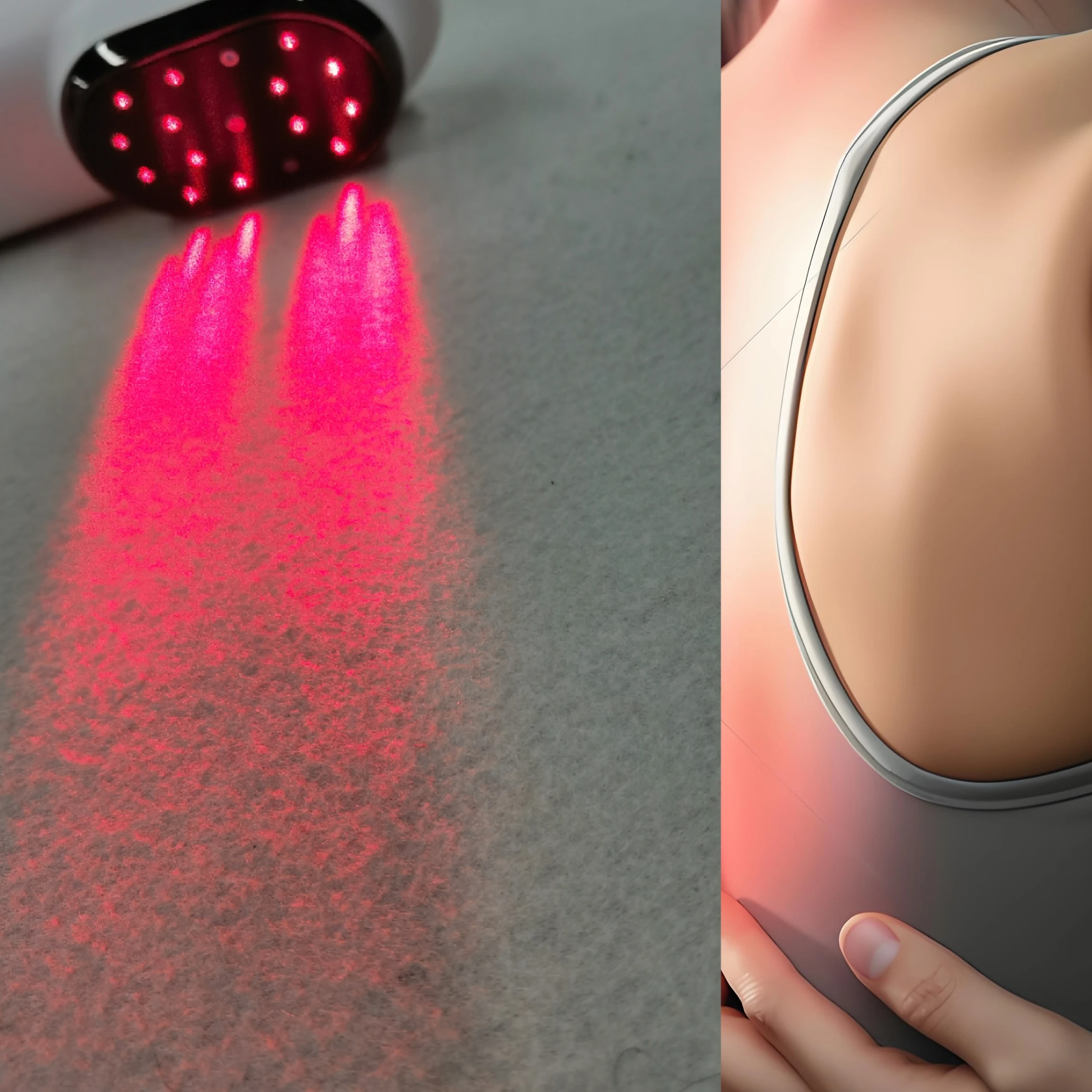 Portable650nm808nm Cold Laser Therapy at Home Relieves Knee Joint Muscle Pain and Inflammation Effective Arthritis Relief Device