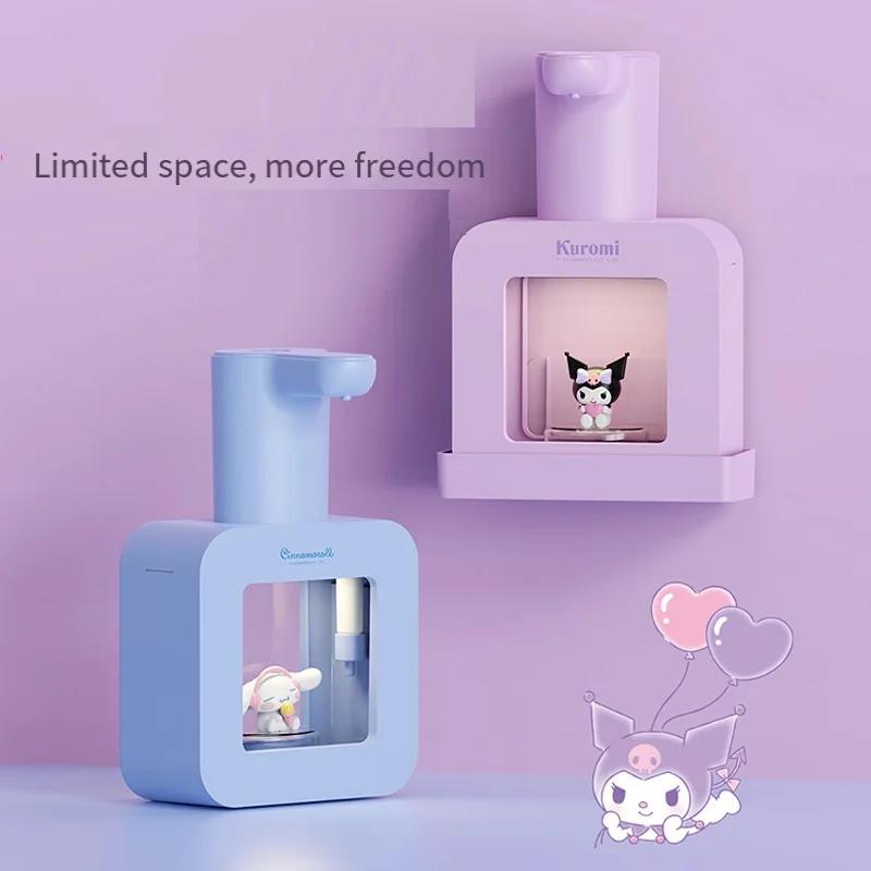 

Автоматический индукционный дозатор пены для дезинфекции рук Sanrio Kuromi Cinnamoroll, настенный, умный, электрический, для дома