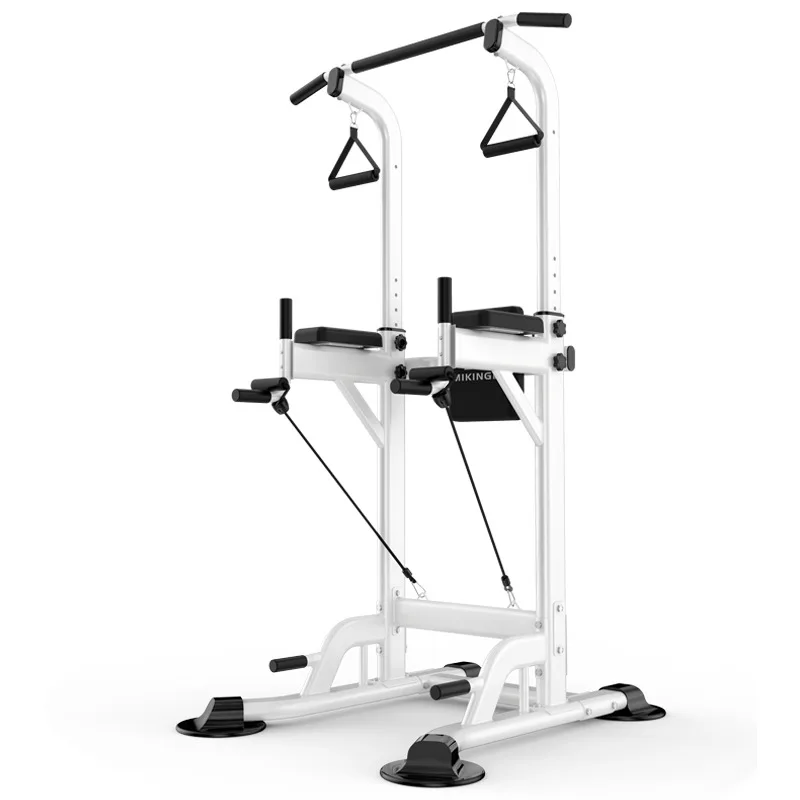 

Adjustable Height Steel Power Tower Multi-Function Fitness Dip Station Pull-up Bar for Strength Training Body Building Newly