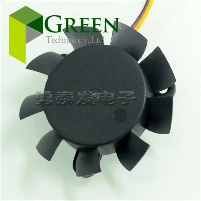 Poder Logic-Gráficos Ventilador do Radiador, 3 Linhas, DC12V, 0.09A, PLA04710S12M, 37mm de diâmetro, 25mm, Novo