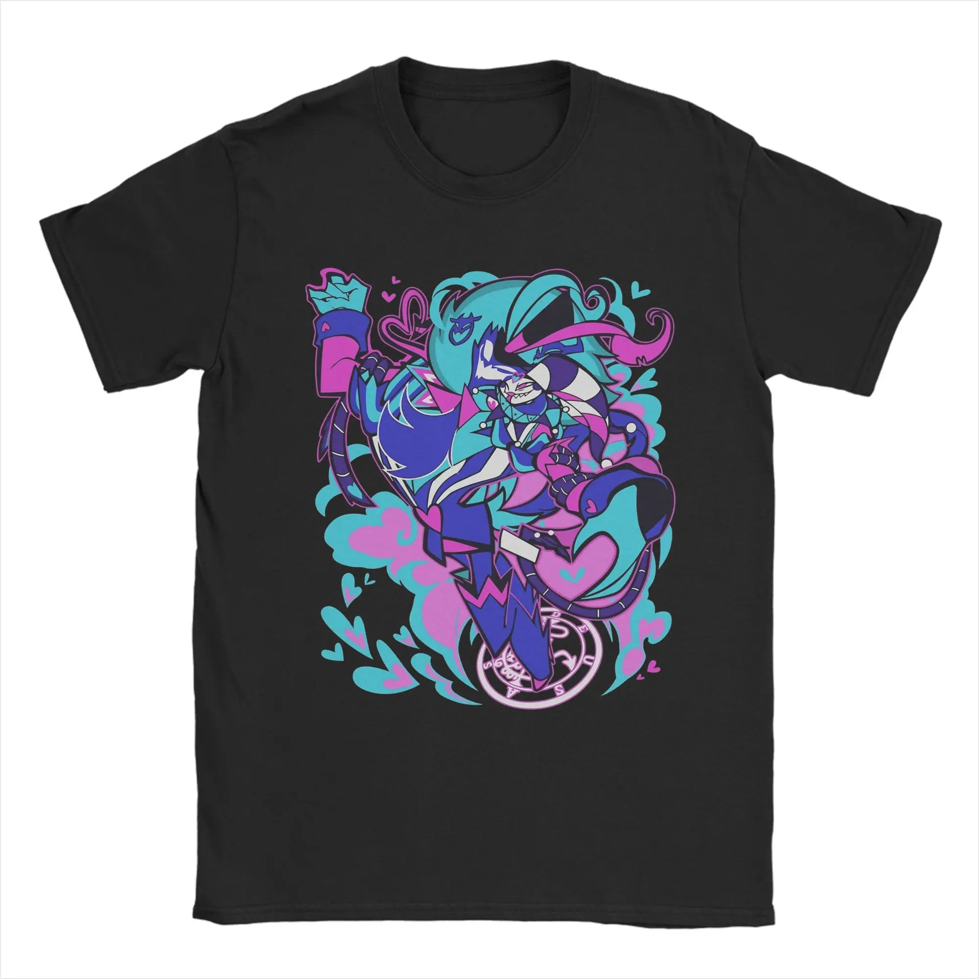 Vintage T-Shirt Summer Helluvas Bosses Ozzie x Fizzarolli Novelty T Shirts  Cotton Tee Shirt for Men Y2K Basic Short Sleeve Tees