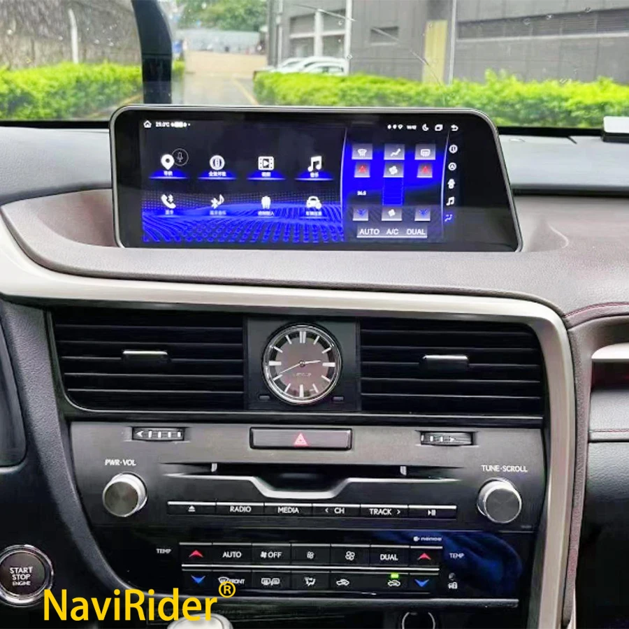 12.3inch Android Car Multimedia Video Player Radio For Lexus RX 450H 200t 350 300 RX200t Rx450h RX350 RX300 GPS Navigation 256GB