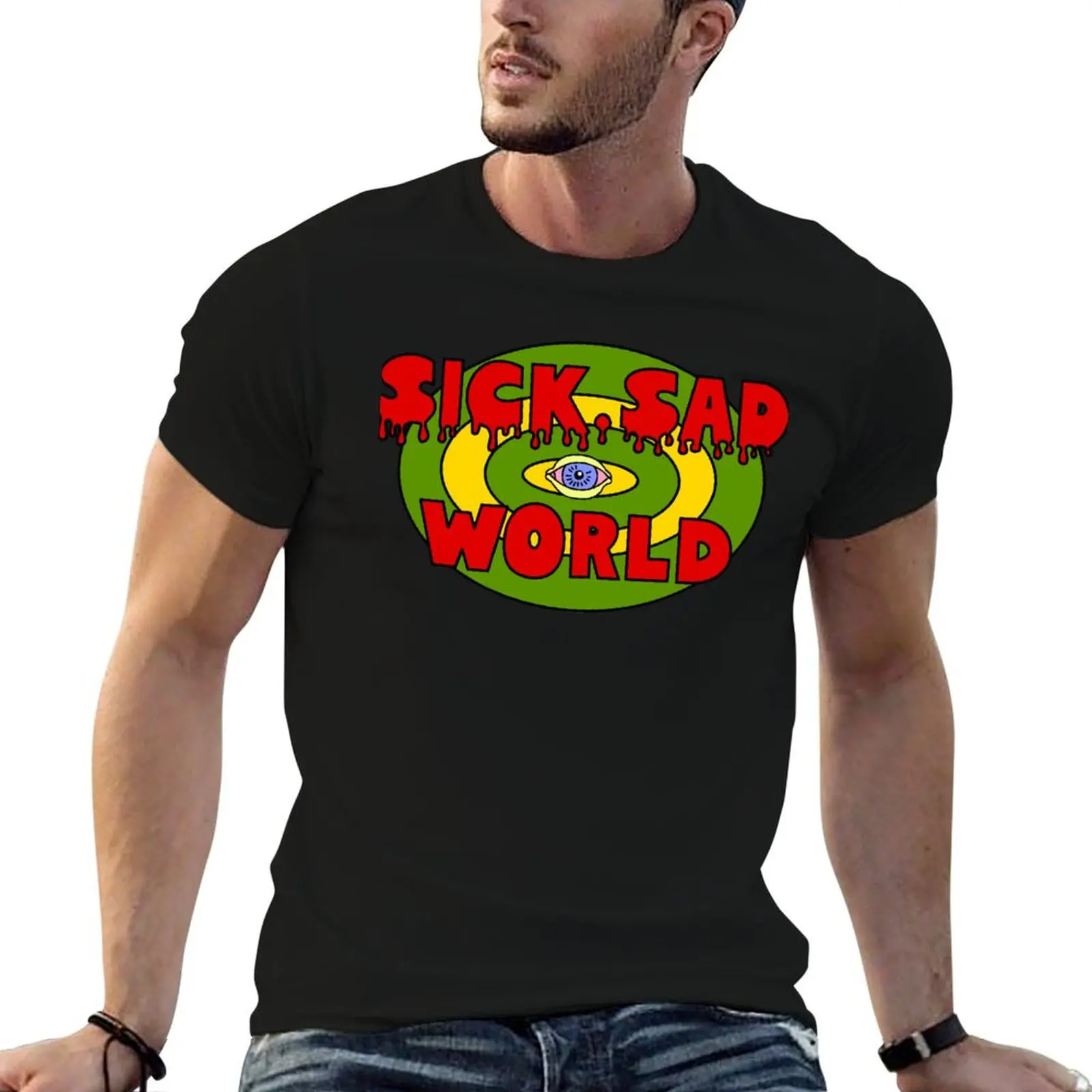 

Sad World For Fans T-Shirt t shirts cotton 100% t shirts for man graphic vintage t shirt man casual T-shirt