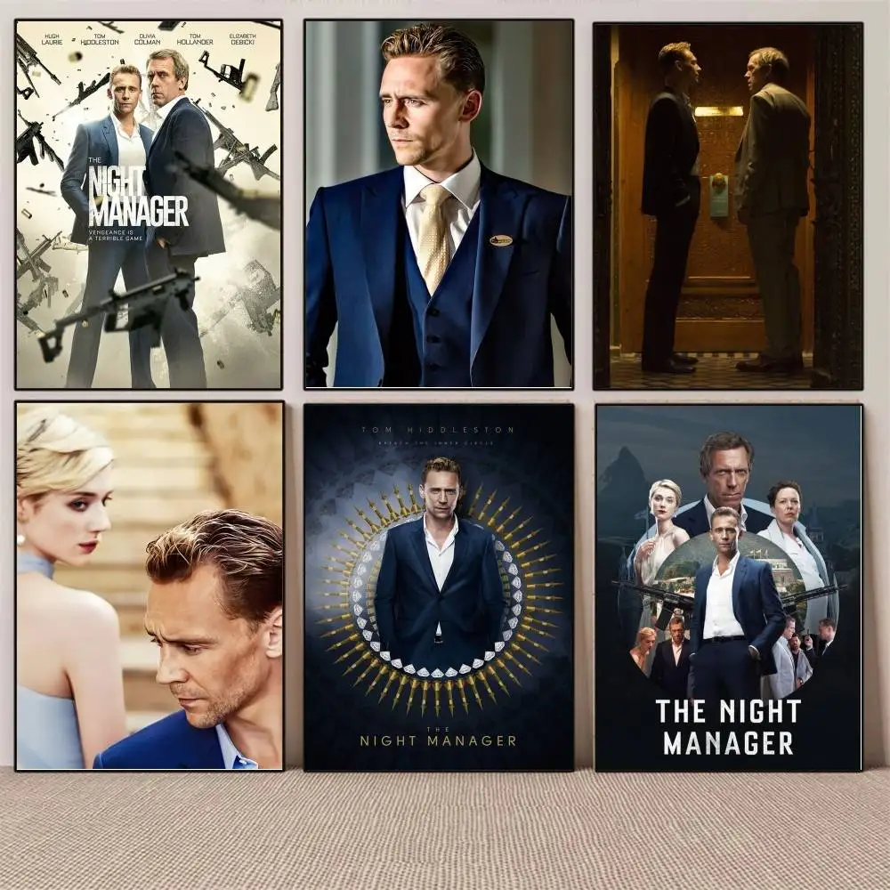 1PC Hot TV The Night Manager poster Self-adhesive Art Waterproof Paper Sticker Coffee House Bar Room Wall Decor