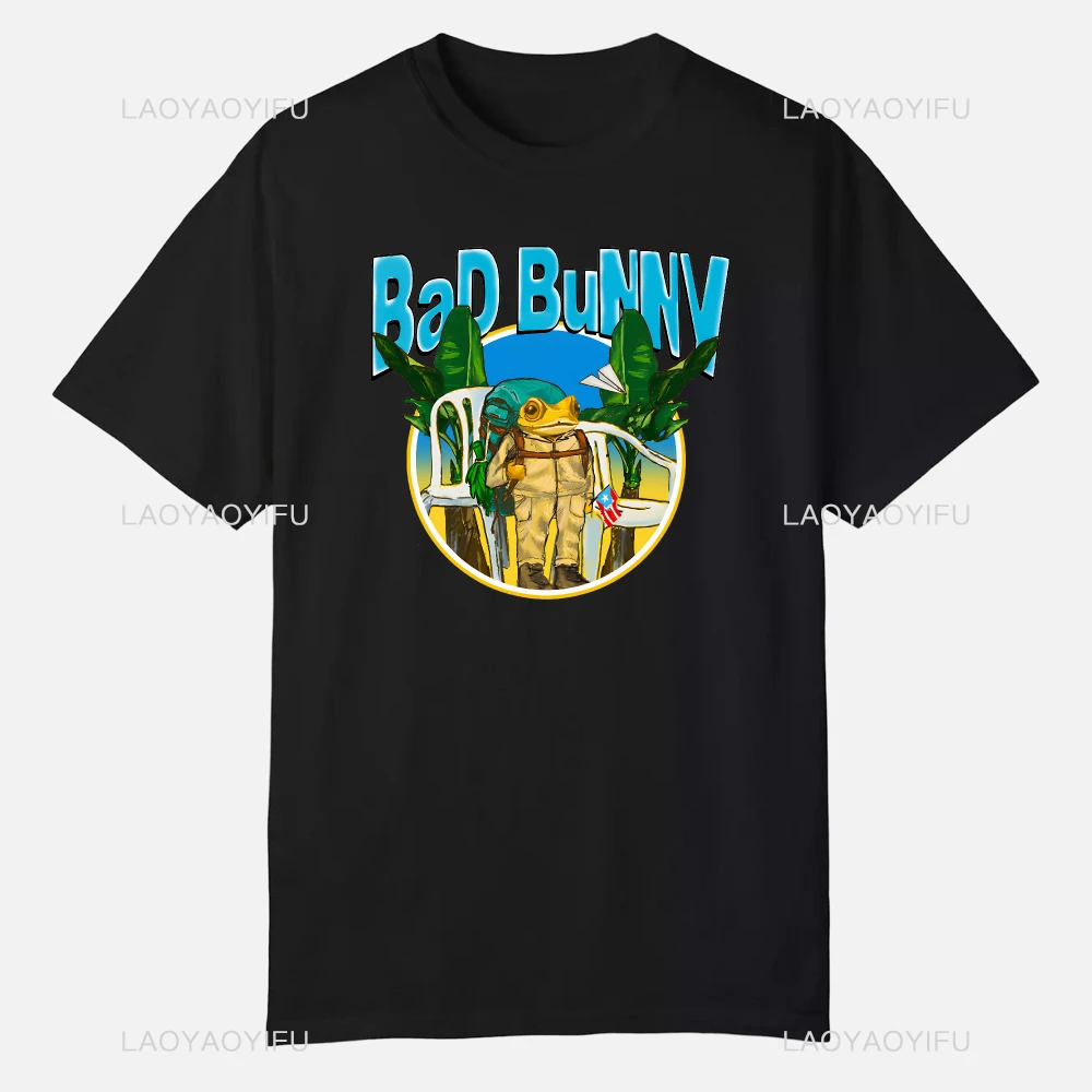 ملابس مضحكة ملابس الشارع الشهير المطبوعة القطن تي شيرت الملابس DTMF Debí Tirar Mais Fotos سيئة الأرنب القمم الرجال قصيرة الأكمام الجرافيك تيز