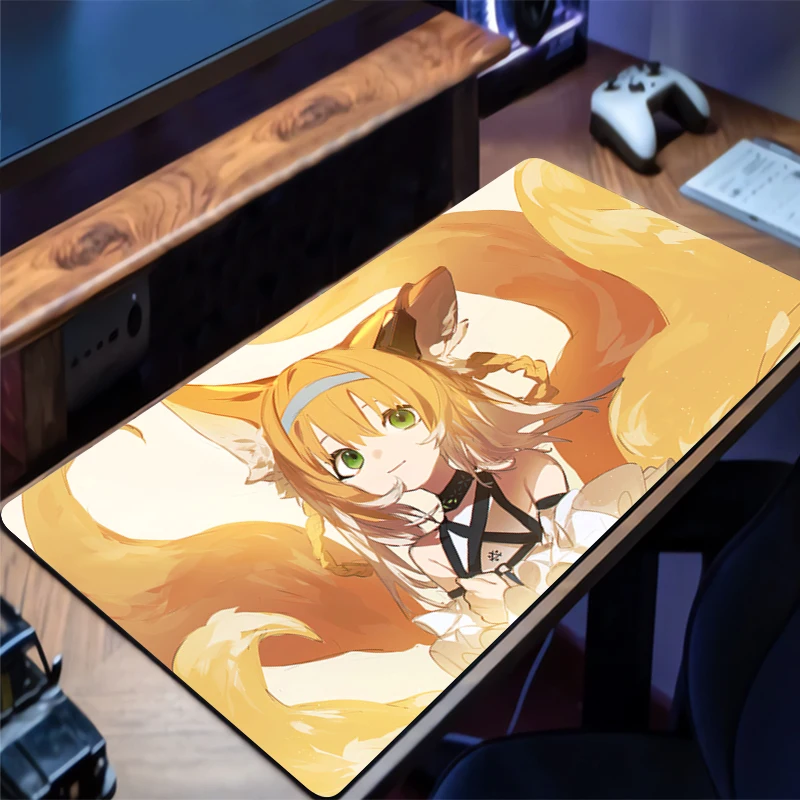 

Mouse Pad Large Arknights Suzuran Anti-Slip Rubber Gaming MousePad Durable Desk Pad for Office and Gaming PC Anime game Mousepad