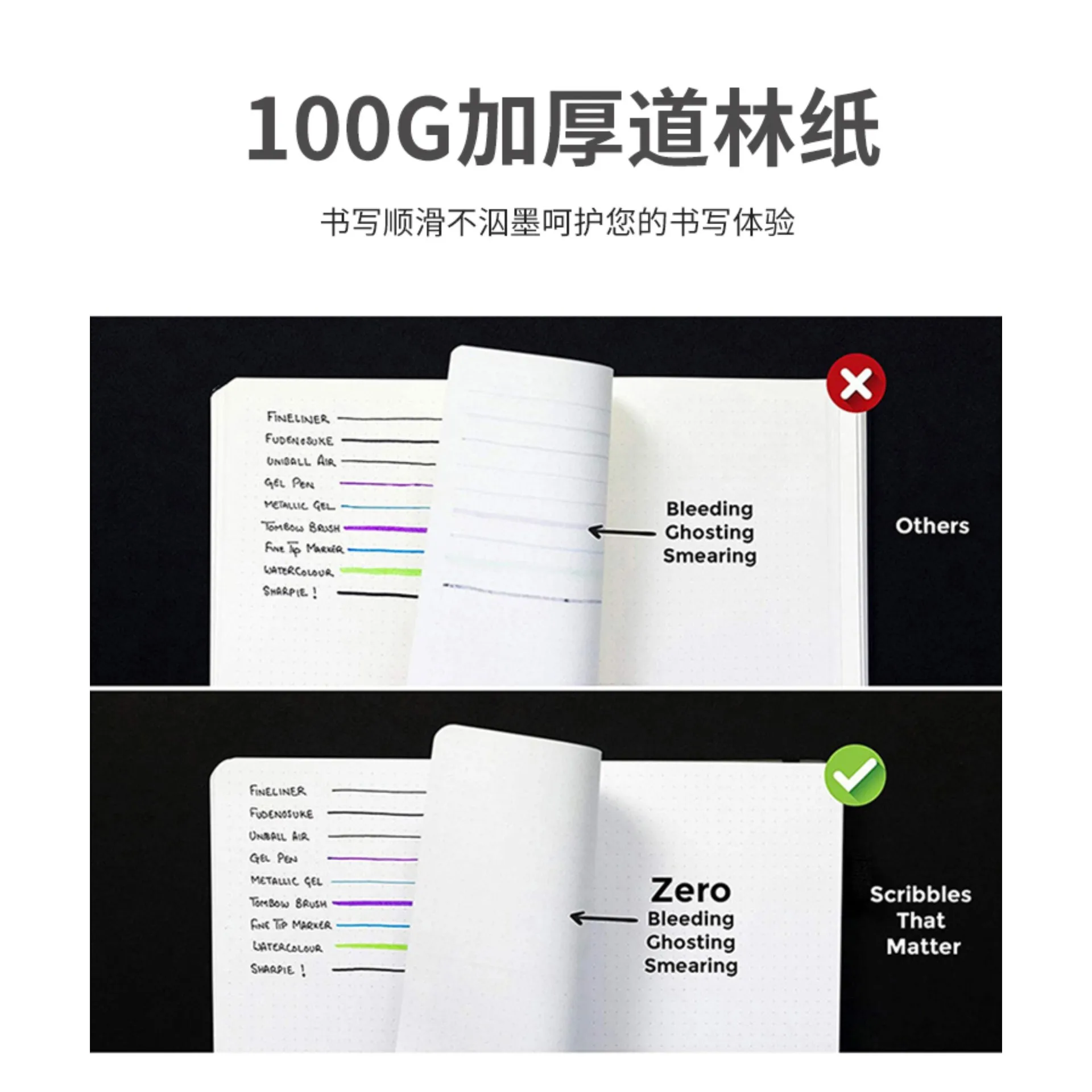 A5 Cork Splicing Creative PU Eco-friendly Notebook Office Supplies