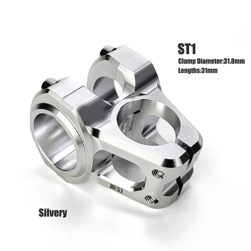 Imagen 2 del producto Vástago MTB ST1 31,8 MM 35MM adecuado para bicicletas de calle en todo terreno áreas montañosas vástago piezas de bicicleta de montaña