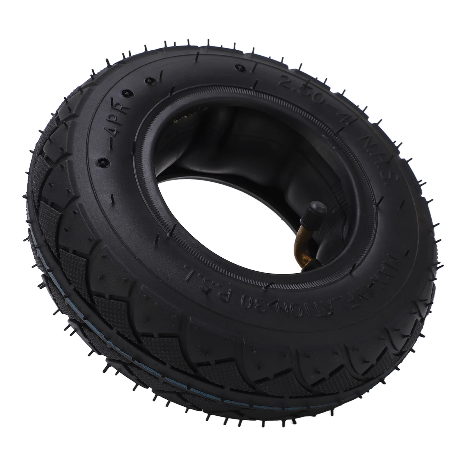 

Комплект шин и камер 2.50‑4: безопасные, амортизирующие, резиновые, малошумные, устойчивые к старению, для скутера