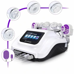 Professional 40K Ultrasonic 6 In 1 Cavitation Vacuum Radio Frequency 8 Pads Lipo Laser Slimming Machine Face Lifting Skincare