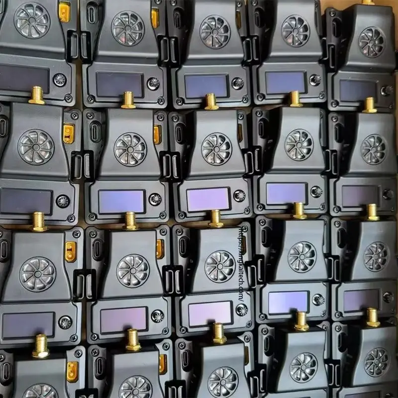 

ELRS TX 900Mhz Module Black Version 915Mhz Built in Cooling Fan Heat Sink Suitable for FPV ELRS 915Mhz RX Open TX Transmitter