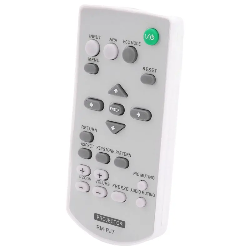 A33T Remote Control Replacement for Sony Projector RM-PJ7 - Wireless IR Remote for Sony Data Projector 2 Pack