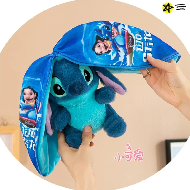 Disney-peluches de Lilo y Stitch para niños, muñecos de peluche de Anime, dibujos animados Kawaii, adornos de peluche, regalo de cumpleaños y Navidad, 25cm