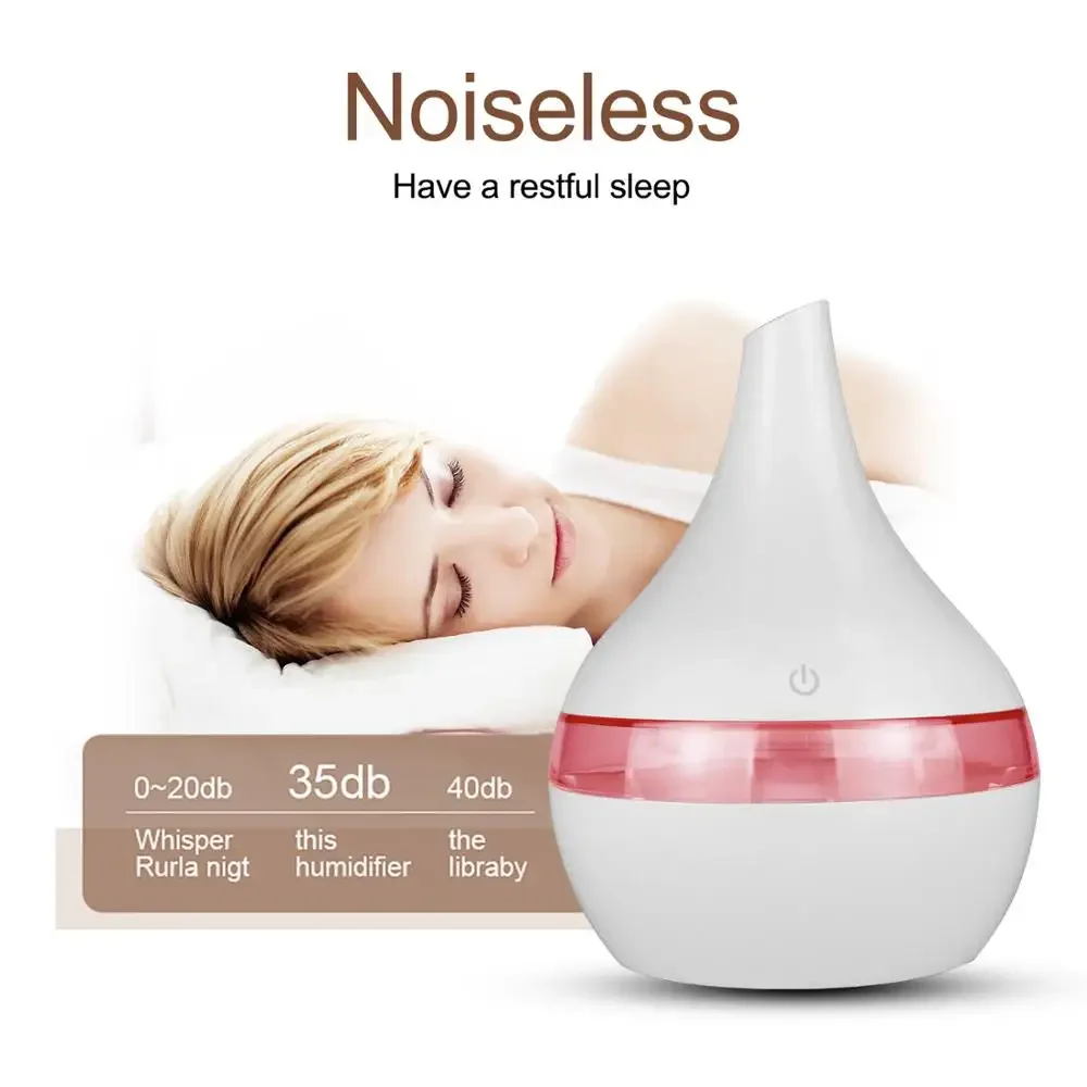 USB Ultrasonic Air Humidifier Aroma Diffuser Cool Mist Maker