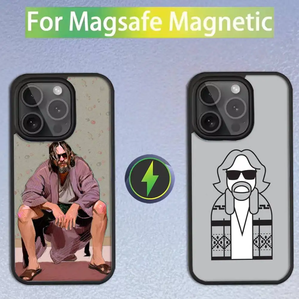 

Movie The Big L-Lebowski Phone Case For iPhone 16,15,14,13,12,11,Pro,Max,Plus,Mini,SE Magsafe Magnetic Wireless Charging