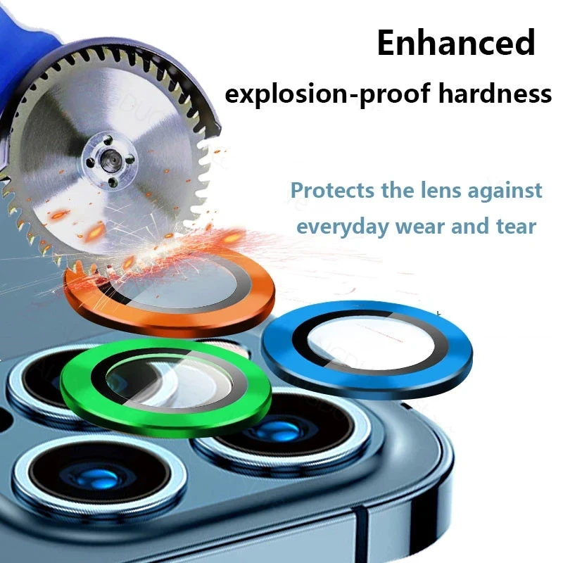 6PCS Luminous Camera Lens Protectors For iPhone 18 Pro Max Ultra 17 Pro Max 13 15 14 16 11 Air 12 Mini Protective Lens Film view 4