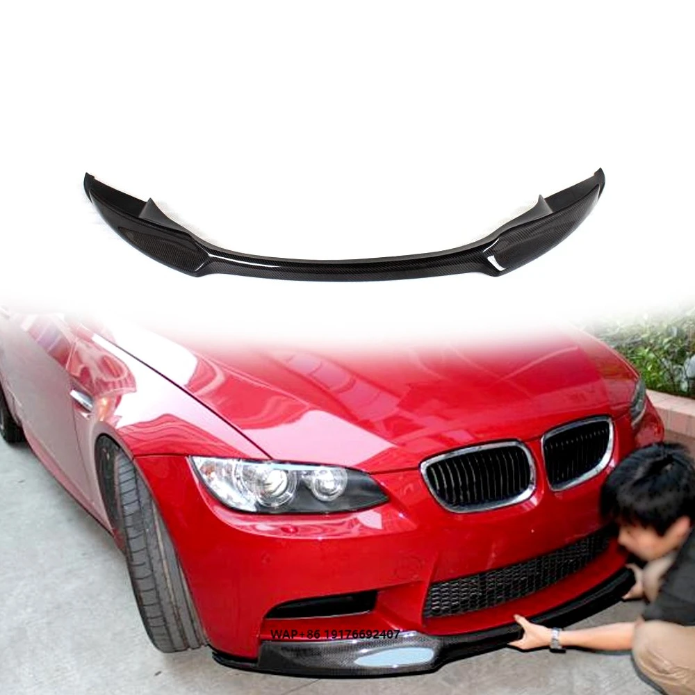 

Carbon Fiber E90 E92 Front Bumper Lip Splitter Chin Spoiler forBMW 3 Series E90 E92 E93 M3 2008-2013