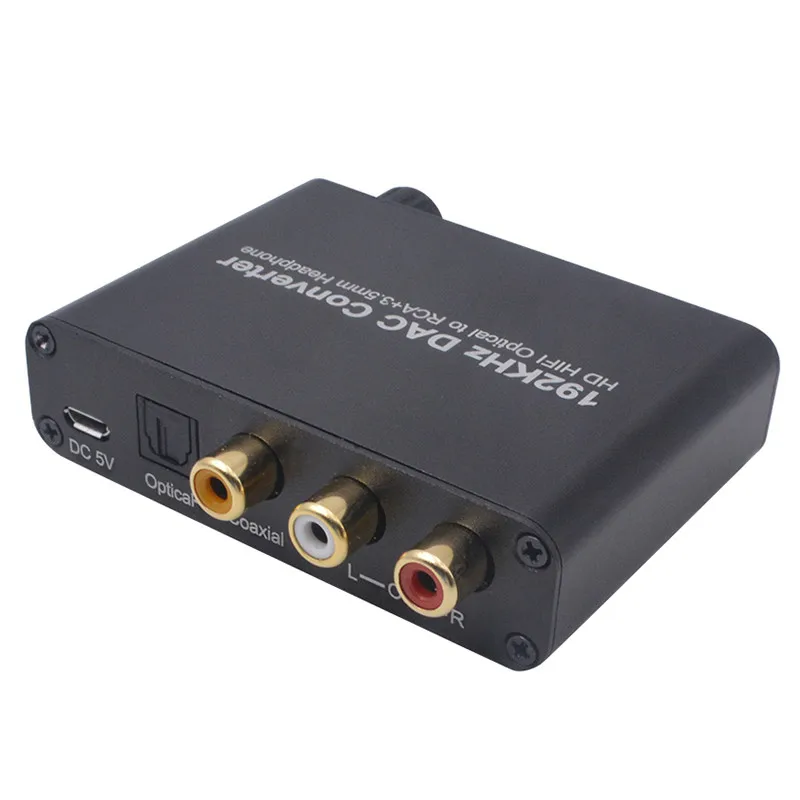 Digital 5.1 Audio Decoder Support Dolby Dts/ac-3 Optical Coaxial To 5.1-Channel Analog Converter Adapter DAC Audio Adapter