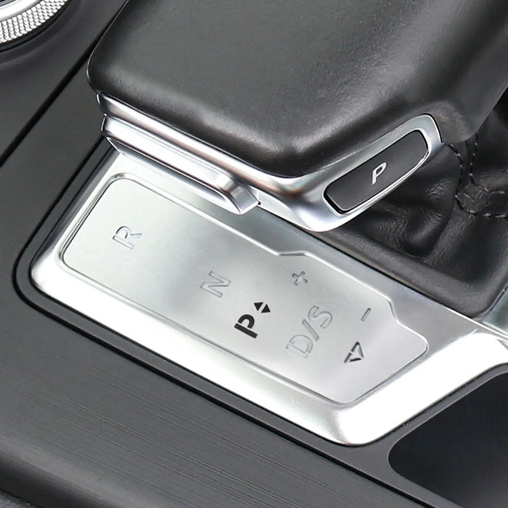 Car Styling Console Shift Gear Panel Sequins Trim Transmission Shift Box Cover Sticker for-Audi A4L A5 Q5