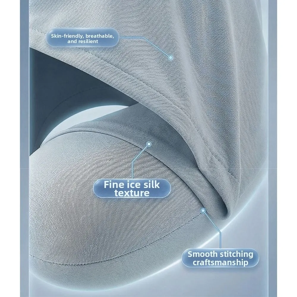 Slow Rebound Hooded Travel Pillow Breathable Fabric Light-blocking Ice Silk Neck Rest Cushion Portable Comfort