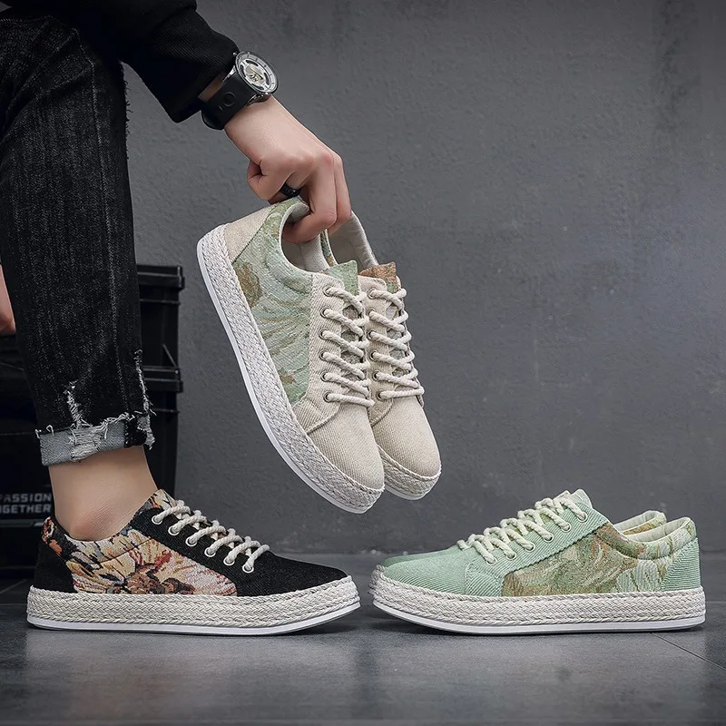 scarpe casual comode e traspiranti per uomo scarpe firmate in tela alpargatas hombre espadrillas hommes