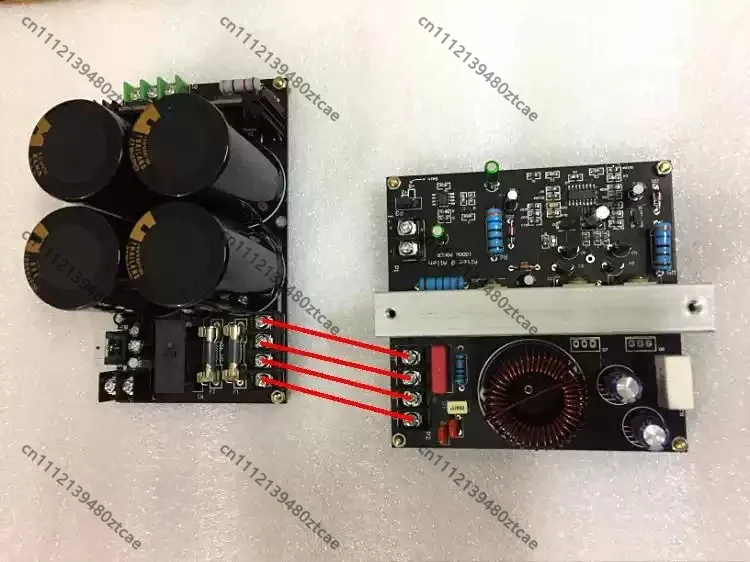 HiFi Digital Class D High End Post Amplifier Tone Control Board, 1000W 4Ohm High Power Single Channel Audio Amplifier Module