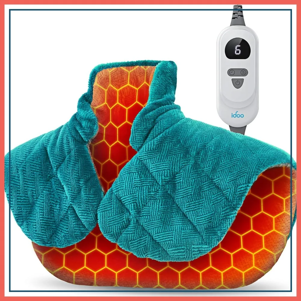 

Heating Pad for Neck Shoulders and Back, Weighted Heat Pads for Pain Relief, Gifts for Men Women Elderly, FSA Eligible