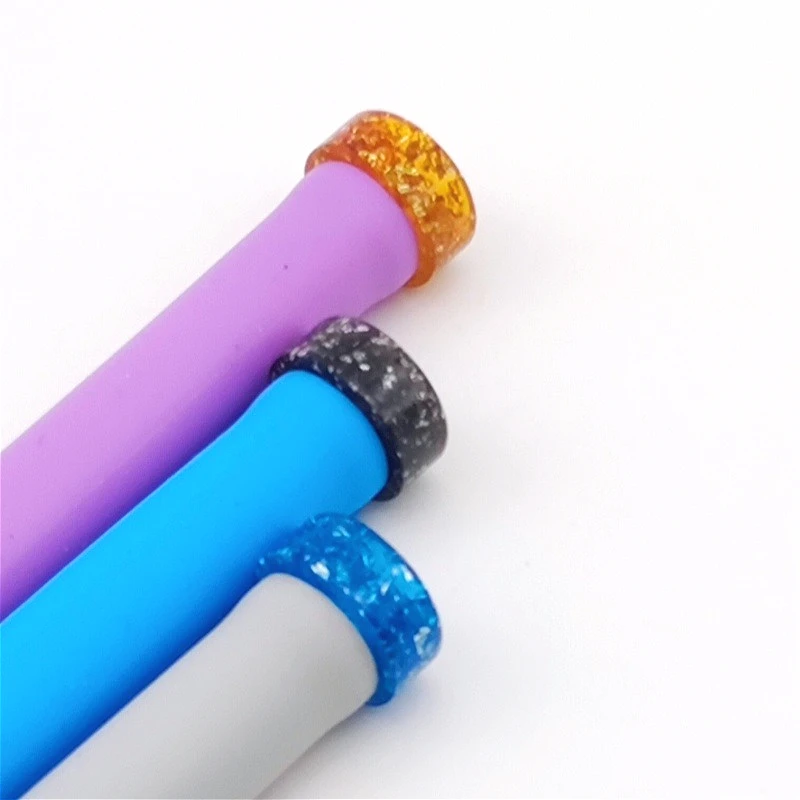 1 قطعة 810 بالتنقيط تلميح الراتنج بريق واسعة تتحمل القش المشتركة 11 مللي متر #4