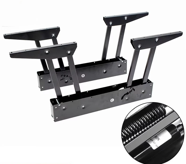 

Double linkage small size coffee lifter coffee lifter computer table dining folding hardware iron frame bracke
