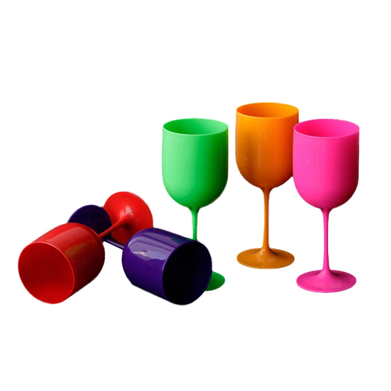 Reusable Champagne Flutes Glasses PP Plastic Wine Glasses Dishwasher-safe Champagne Glass Wine Party Supplies