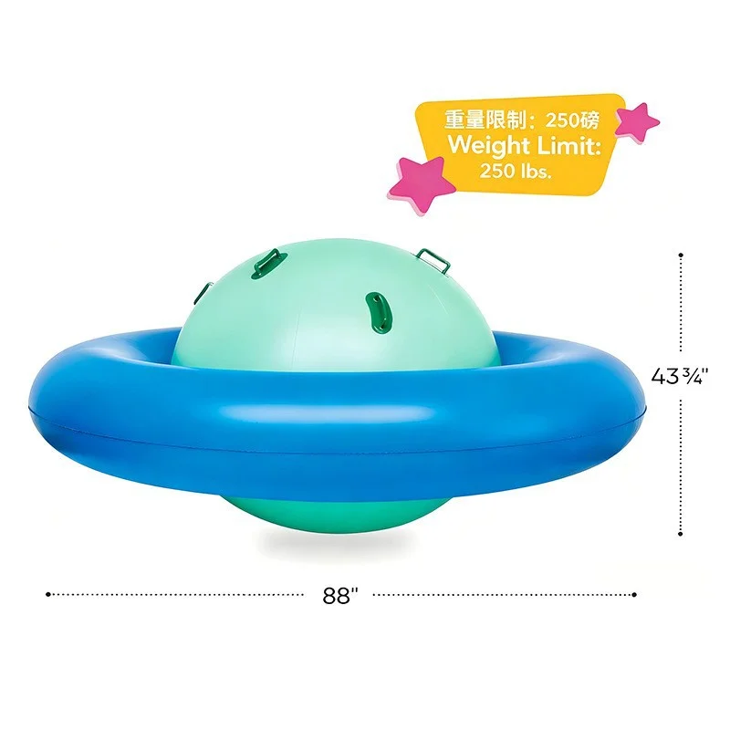 

Надувной батут-качели для детей: уличный спортивный комплекс с шаром-волшебником, куполом и качелями из ПВХ. Хит продаж!