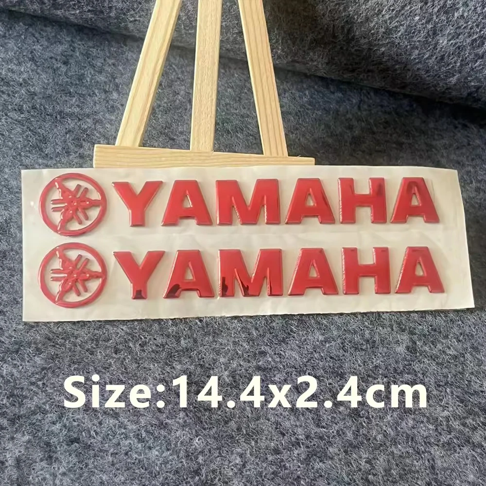 لياماها ملصق 3D شعار دراجة نارية ملصق مائي خزان شعار #2