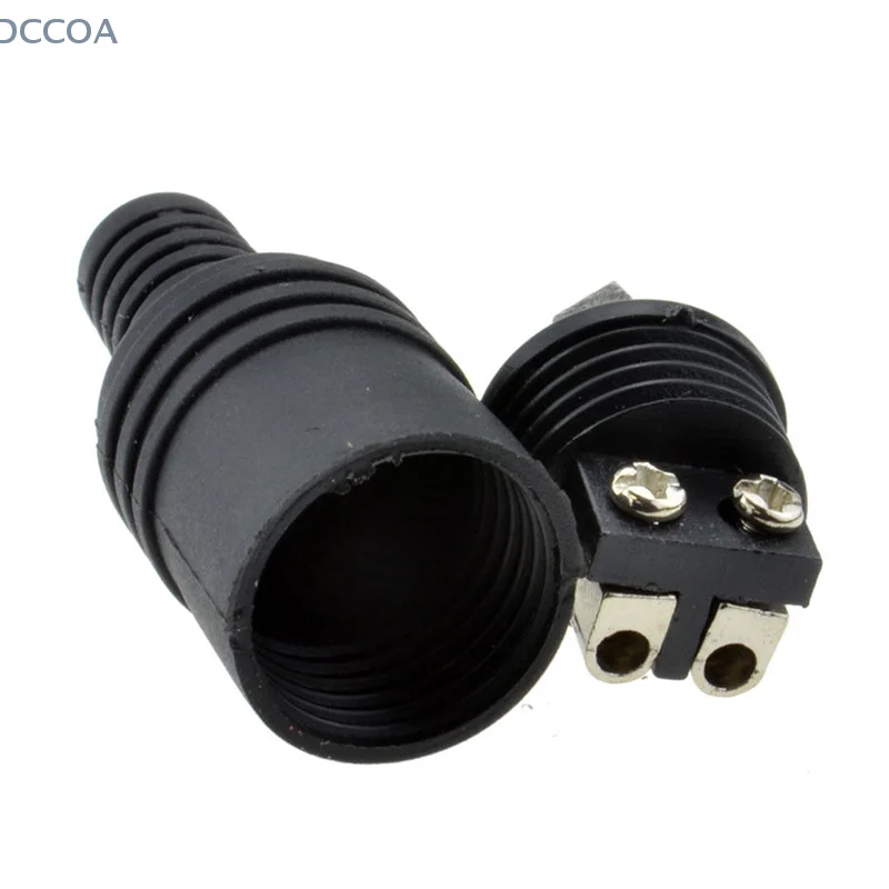 2 pin DIN Plug Speaker and HiFi Connector Screw Terminals [2 Pack]