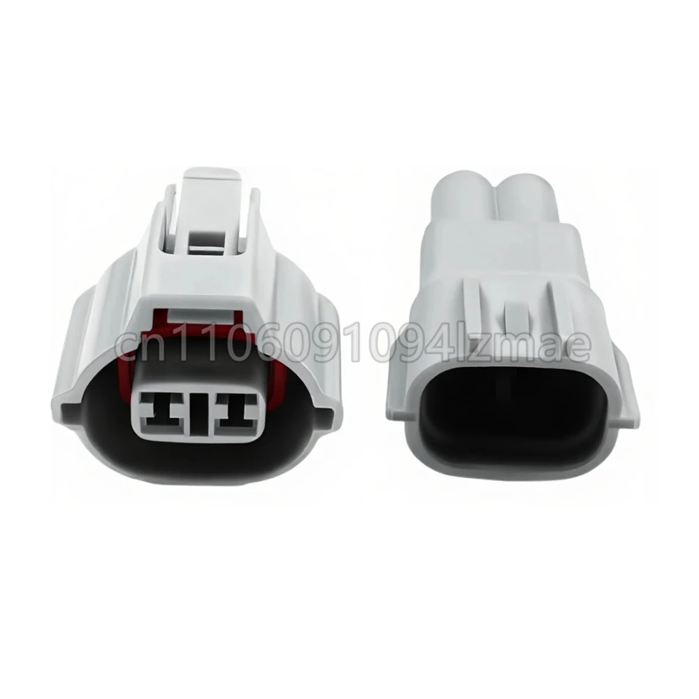 2-poliger grauer Auto-Kunststoffgehäuse-Kabelstecker, wasserdichte Kabelbuchse 7223-1324-40 7282-8120-40 MG640864-5 90980-11168 – Detail 5