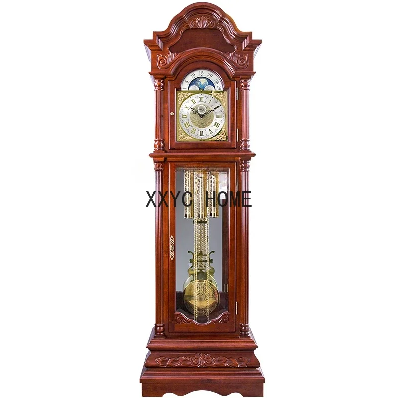 

Grootvader Klok Hoogimisige Massief Houten Klok Dua Woonkamer Staande Grootvader Klok Mechanische Hermle Duawing