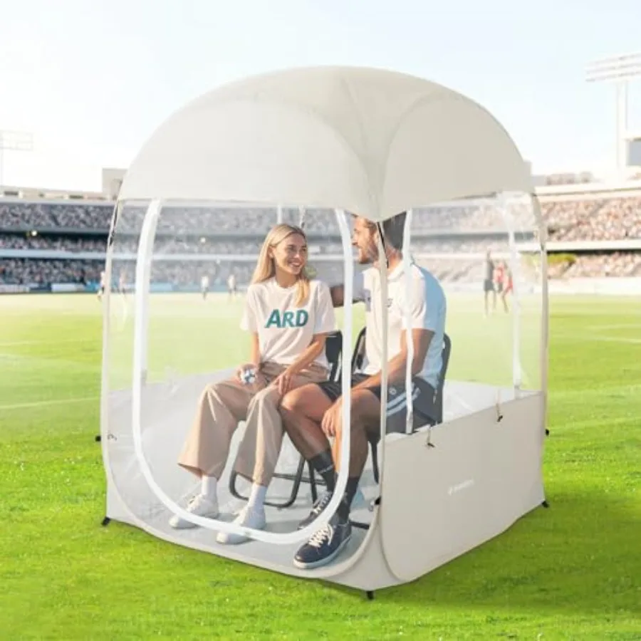 

Sports Tent Portable and Foldable Pop Up Tents Shelter with Carry Bag Instant Weather Proof Clear View Bubble Tent for Fishing
