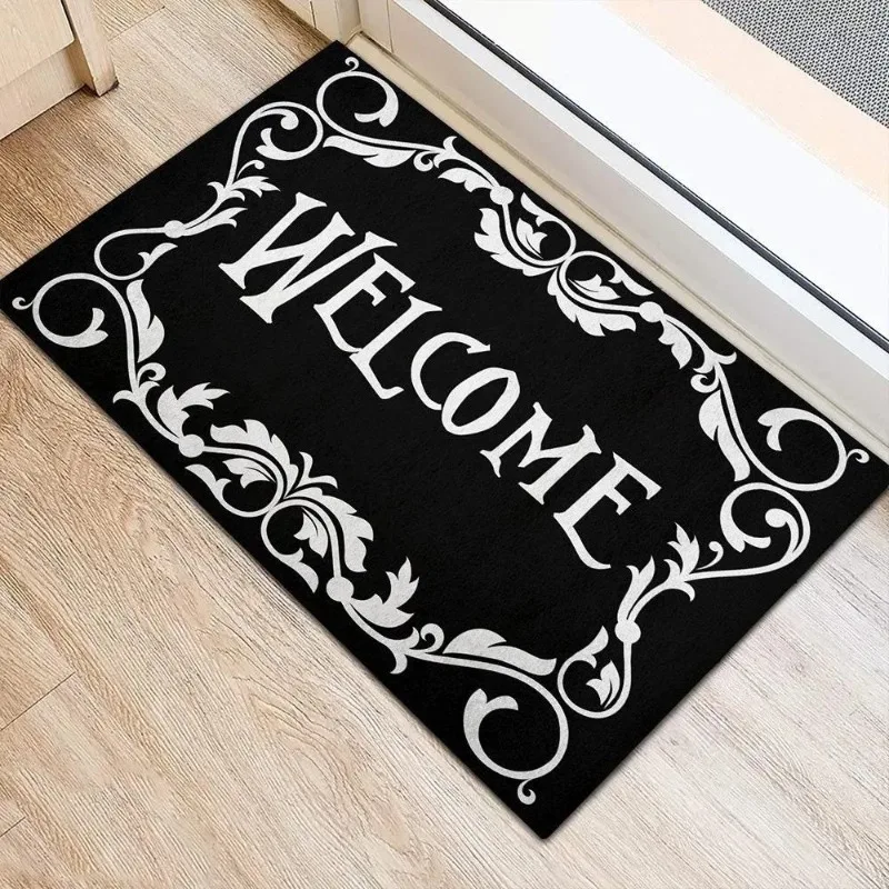

Gothic Welcome Doormat Home Decor Carept for Living Room Entrance Doormat Kitchen Balcony Long Rugs Halloween Doormat