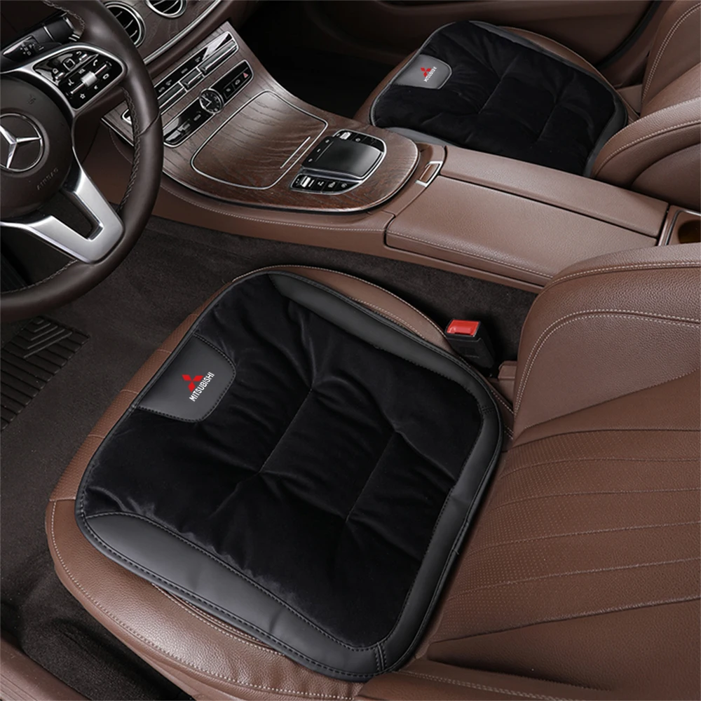 

Flannel Car Front Seat Cover Anti Slip Breathable Cushion For MITSUBISHI Ralliart Lancer EX Competition Outlander Lioncel Pajero