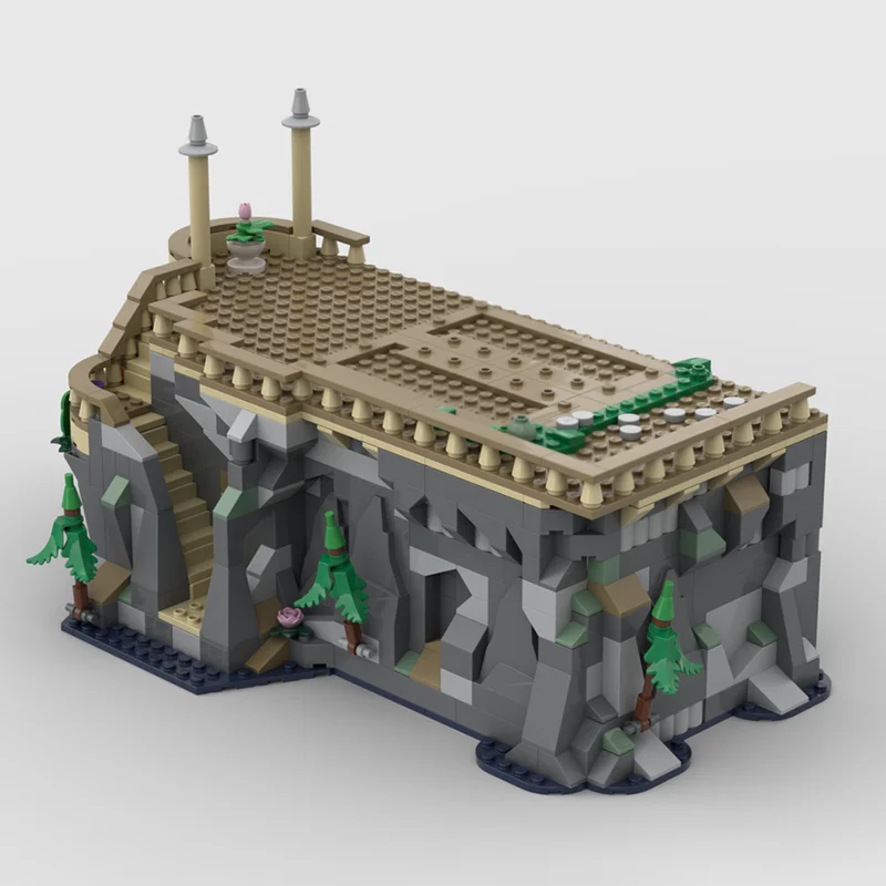 Famous Movie Model Moc Building Blocks Rock Base Extension Model Technology Brick Assembly Construction Toy Holiday Gifts