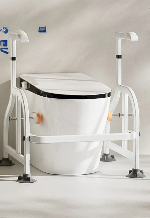 Handrails, shelves, safety railing, bathroom, the elderly toilet, stand-up device, no punching