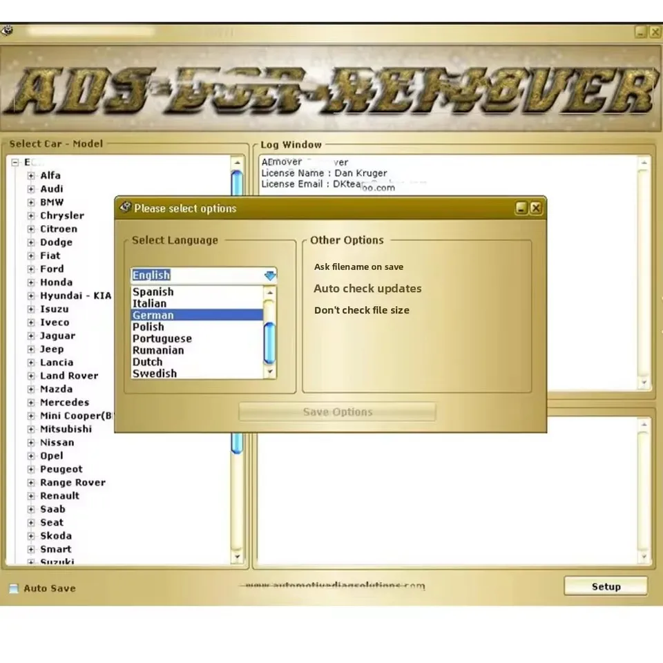 Car Tool Accessories Repair Auto Diagnostic Tool D-P-F E-G-R Software for Vehicle Maintenance