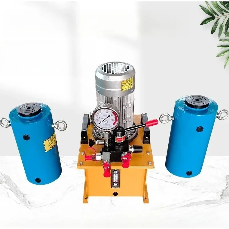 Double Acting Hydraulic Cylinder Jack Heavy Duty Telescopic Hydraulic Jack For Bridge Lifting 100T To 800T Customizable
