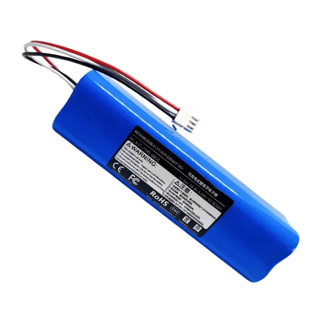 14.4V 6800mAh, Suitable for Lydsto R1, Rodmi Eve Plus, M7 Pro, M8 Pro, M9, U6, Vacuum Cleaner Original Rechargeable Batteries